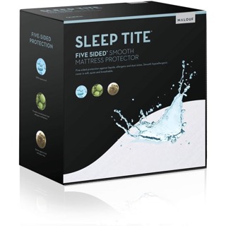 Malouf Five Sided Smooth | Mattress Protector