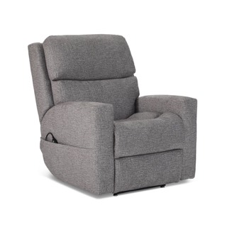 Flexsteel Score Fabric Power Lift Recliner with Power Headrest & Lumbar