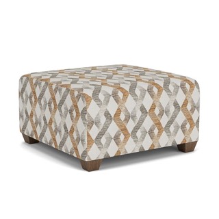 Flexsteel Freedom Fabric Square Cocktail Ottoman