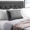 Malouf Zoned Activedough + Bamboo | Pillow Charcoal image 2