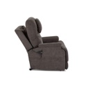Flexsteel Zecliner Model 2+ Dove Fabric Power Lift Recliner with Power Headrest, Lumbar, Heat & Massage Dark - 35804 image 6