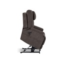 Flexsteel Zecliner Model 2+ Dove Fabric Power Lift Recliner with Power Headrest, Lumbar, Heat & Massage Dark - 35804 image 7